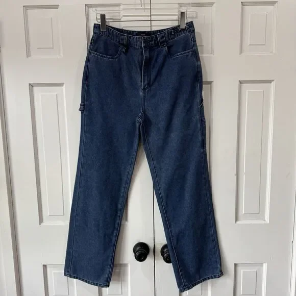 Roark Women's HWY 1 Utility Carpenter Jeans Mid Rise Straight Leg Size 29 NEW - Picture 2 of 16
